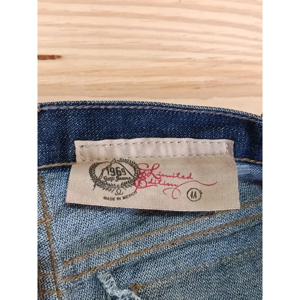 Gap 1969 Limited Edition Straight Leg Jeans Women’s 4R Dark Wash 2008 Y2K
